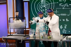 Liquid Nitrogen Hero's Engine on Jimmy Kimmel Live